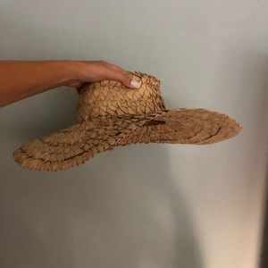 Vintage Oversize Straw Sun Hat
